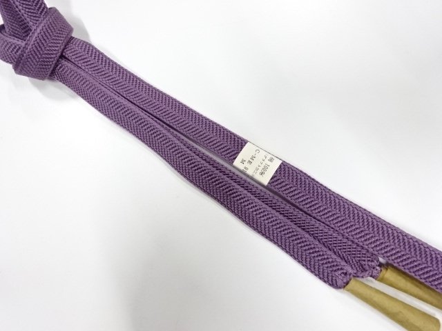 JAPANESE KIMONO / UNUSED HAND-TIED OBIJIME